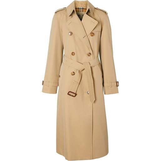 BURBERRY trench waterloo in tela di cotone