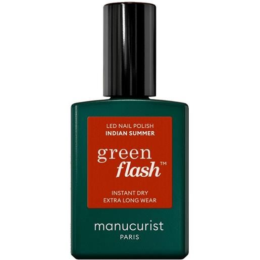 Manucurist green flash - smalto semipermanente 15ml smalto effetto gel indian summer