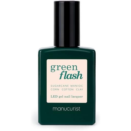 Manucurist green flash - smalto semipermanente 15ml smalto effetto gel nude