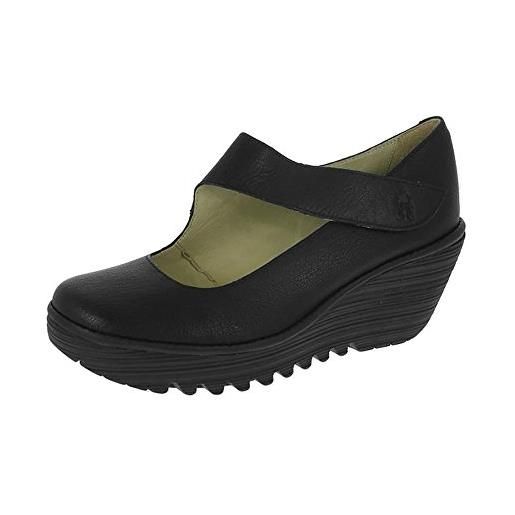 Fly London yasi682fly, scarpe mary jane donna, nero (black 000), 37 eu