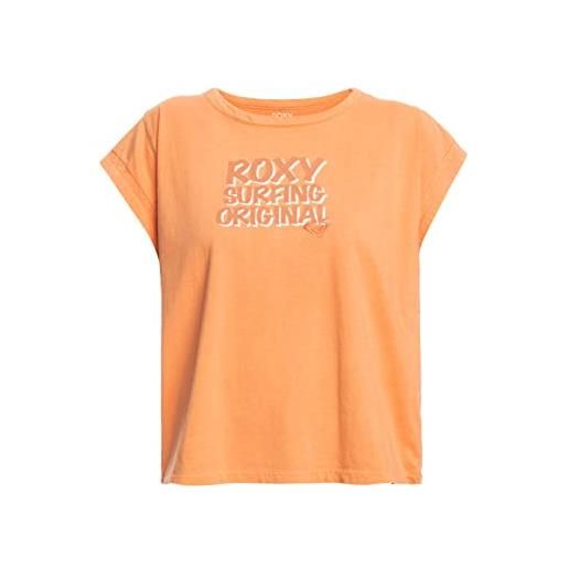 Quiksilver roxy unite the wave maglietta squadrata da donna arancione