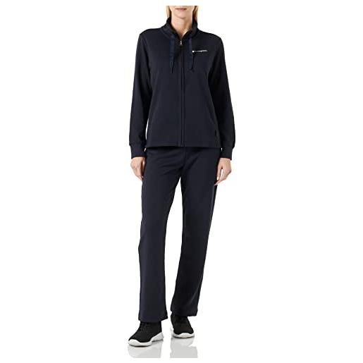 Champion legacy sweatsuits easy powerblend tuta sportiva, blu marino, m donna