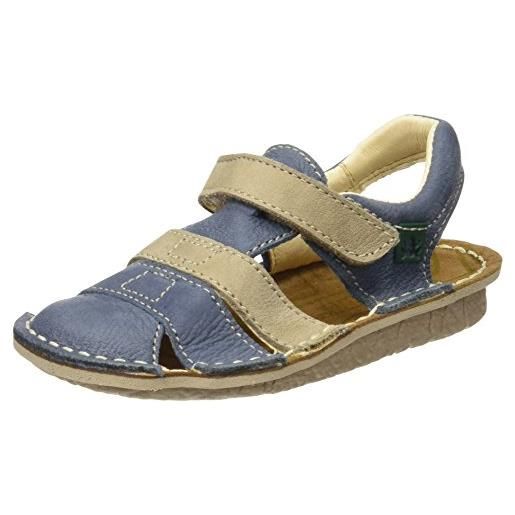 El Naturalista kids pan eu kiri, sandali closed-toe unisex-bambini, blu (vaquero piedra), 30 eu