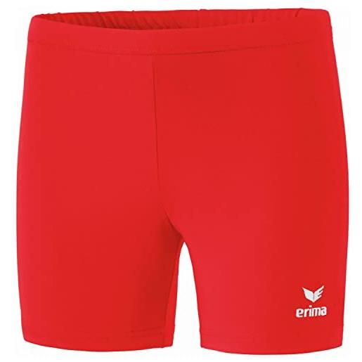 Erima 6292101_34 verona performance pantaloncini, colore: rosso, 34 donna