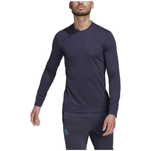 Adidas freelift long sleeve t-shirt blu xl uomo