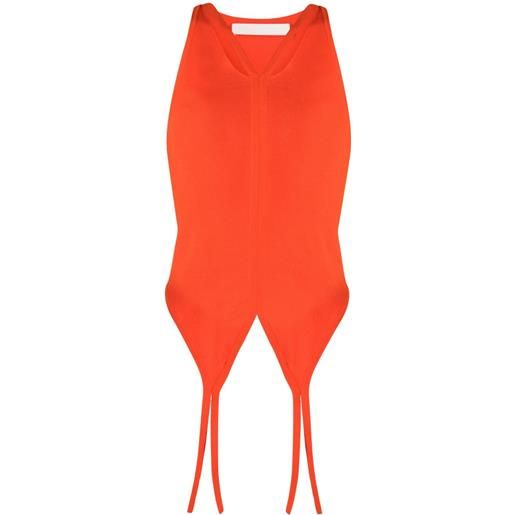 Dion Lee canotta morph - arancione