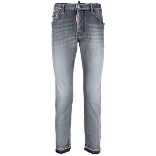 Dsquared2 jeans crop slim - grigio