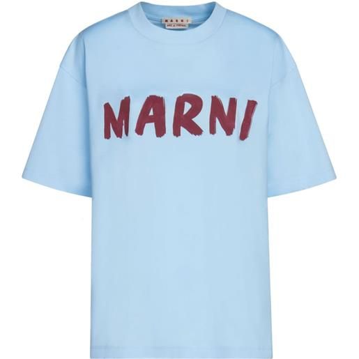 Marni t-shirt con stampa - blu