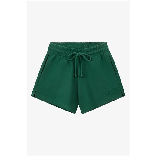 VOGUE Collection pantaloncini vogue verdi con logo ricamato