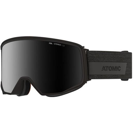 Atomic four q stereo ski goggles nero, grigio black stereo/cat3