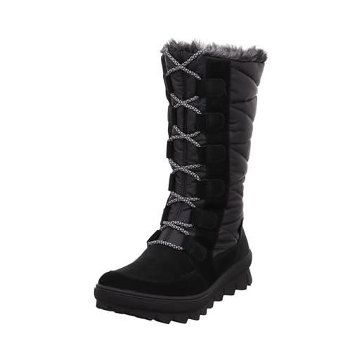 Legero novara imbottitura calda in gore-tex, stivali da neve donna, nero 0000, 38 eu