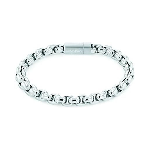 Calvin Klein braccialetto a catena da uomo collezione iconic id - 35000053