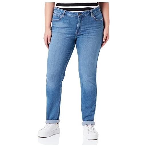 Lee scarlett high jeans skinny, blu (rocky blue), 31w / 33l donna