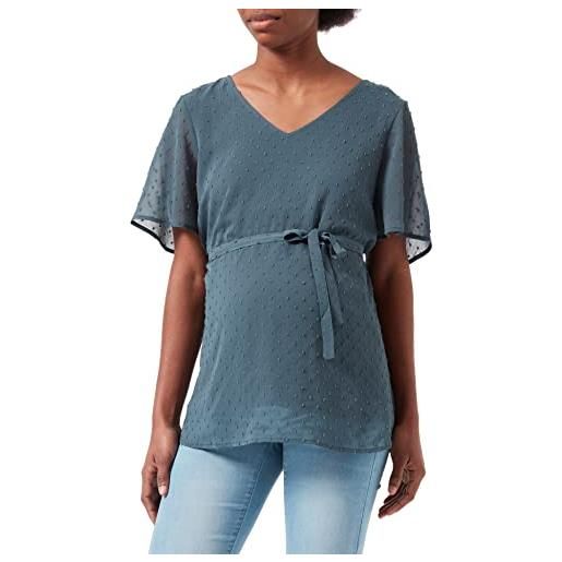 Noppies blouse-maglietta a maniche corte labelle camicia da donna, marshmallow-p157, 42