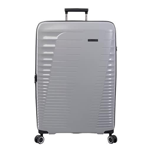 Totto - valigia trolley grande traveler: la compagna viaggi corti nel tuo colore preferito grigio, grigio, trolley cabina, per veri viaggiatori arriva la collezione di valigie traveler. 