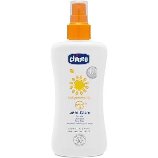 Chicco latte solare baby moments 25sfp 150ml