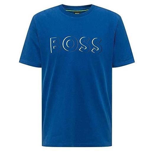 BOSS tè 5 t_shirt, bright blue432, m uomo