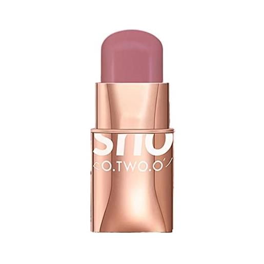 ZXCVWWE 6 colori donne blush stick crema fard blendable cosmetici trucco guancia stick lip c8a2 lunga durata impermeabile occhio multiuso