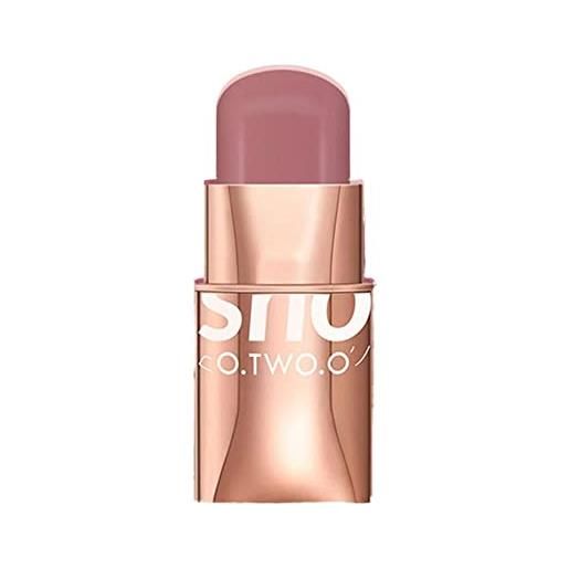 ZXCVWWE 6 colori donne blush stick crema fard blendable multi-uso trucco occhio cosmetici di lunga durata a6w0 guancia lip stick impermeabile
