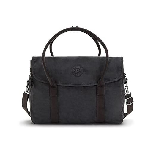 Kipling superworker, borsa porta computer 15, con tracolla rimovibile, 41 cm, 18.5 l, nero noir