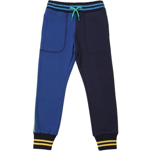 MARC JACOBS pantaloni in felpa di cotone bicolor