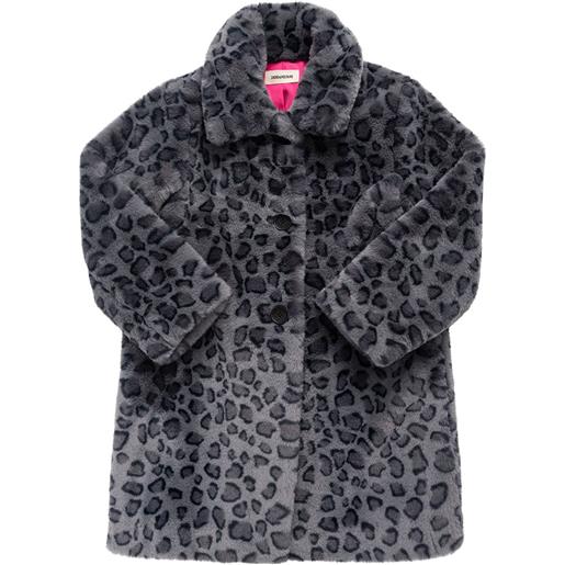 ZADIG&VOLTAIRE cappotto in pelliccia sintetica leopard