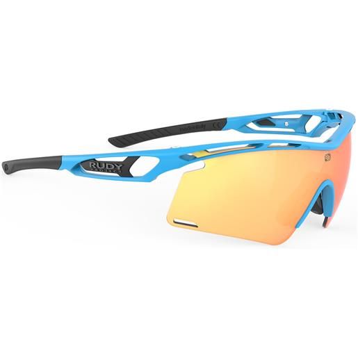 Rudy Project occhiali rudy tralyx+ - azur matte multilaser orange standard / azzurro