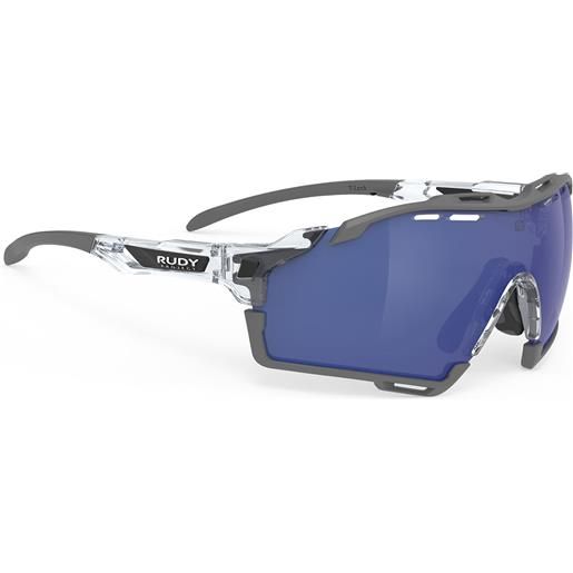 Rudy Project occhiali rudy cutline - crystal gloss multilaser deep blue standard / grigio