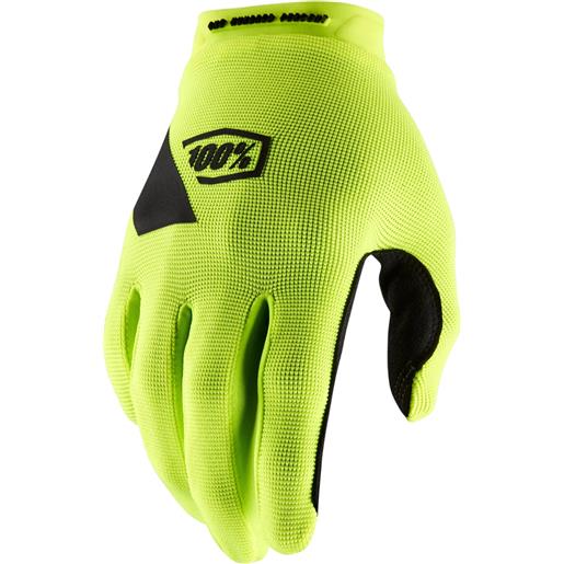 100percent guanti 100% ridecamp - giallo fluo m / giallo