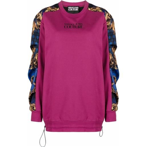 Versace Jeans Couture maglione con logo - rosa