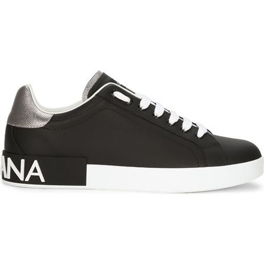 Dolce & Gabbana sneakers con applicazione logo - nero
