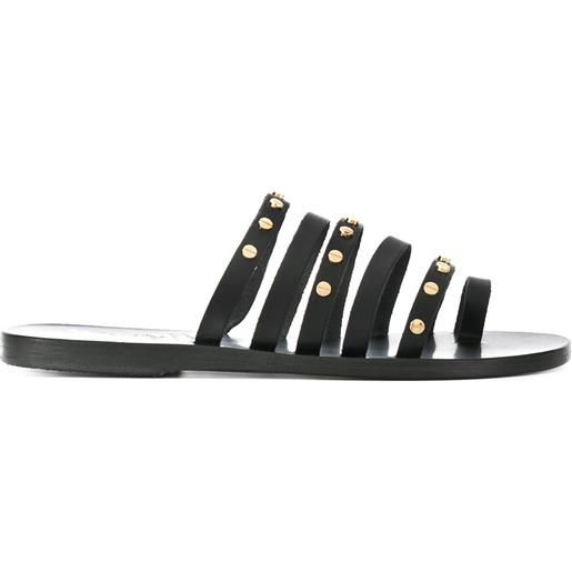 Ancient Greek Sandals sandali 'niki nails' - nero
