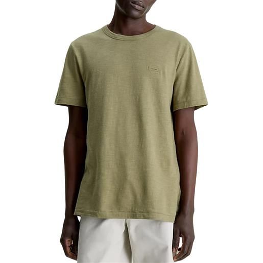 CALVIN KLEIN cotton linen t-shirt