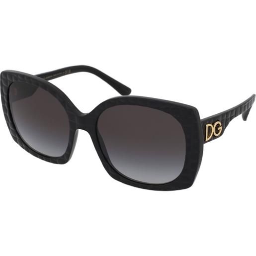 Dolce & Gabbana dg4385 32888g | occhiali da sole graduati o non graduati | prova online | plastica | farfalla | nero | adrialenti