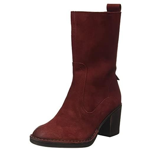 Fly London bore072fly, stivaletto donna, dk rosso, 36 eu