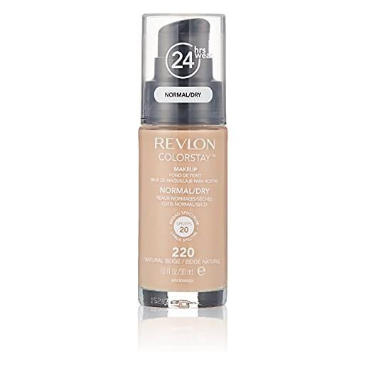 Revlon colorstay makeup (normal/dry skin) (220 natural beige) (1oz) 30ml by revlon