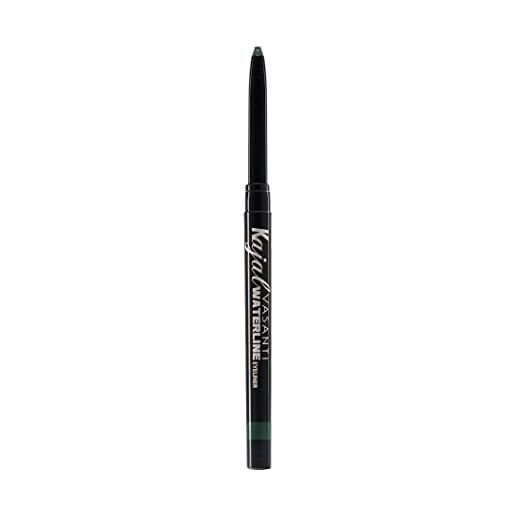 Vasanti kajal - matita per eyeliner waterline (verde mezzanotte, morbido e impermeabile, lunga durata, vegano, cruelty-free