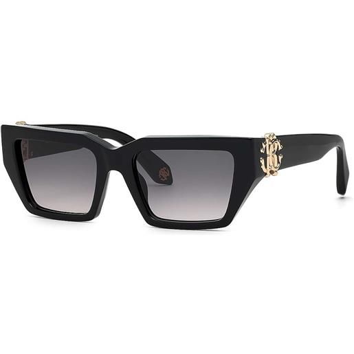 Roberto Cavalli occhiali da sole Roberto Cavalli neri forma quadrata src016m0700