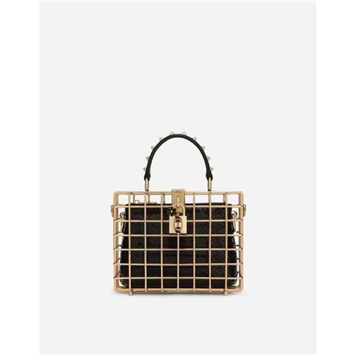Dolce & Gabbana dolce box bag in metal and ayers
