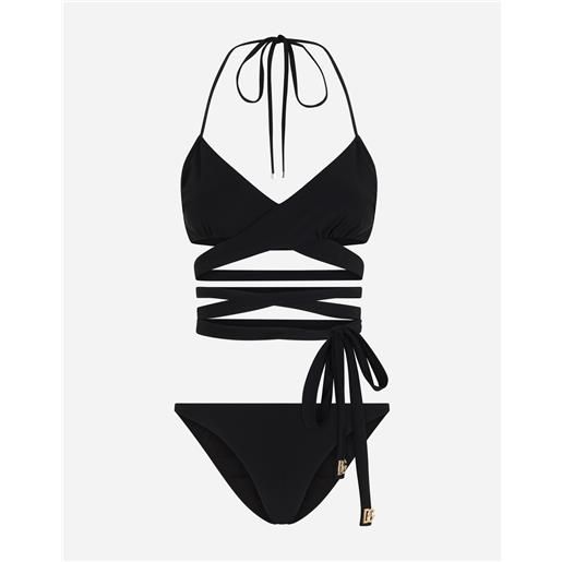 Dolce & Gabbana bikini con lacci incrociati