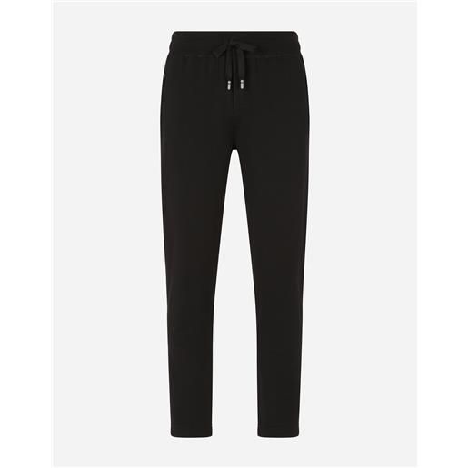 Dolce & Gabbana jersey jogging pants with branded plate