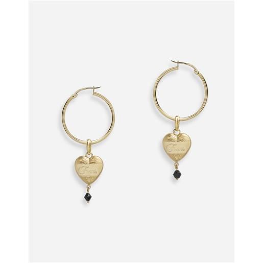 Dolce & Gabbana orecchini a cerchio con pendente cuore