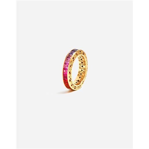 Dolce & Gabbana multicolor sapphire wedding ring