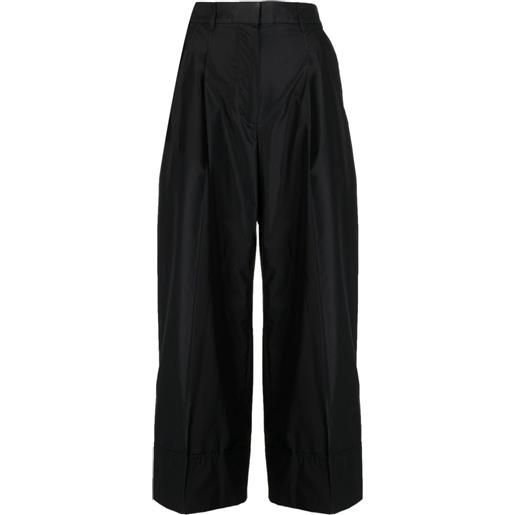 3.1 Phillip Lim pantaloni sartoriali con pieghe - nero