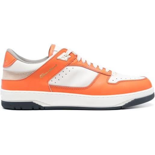 Santoni sneakers goran con inserti - arancione