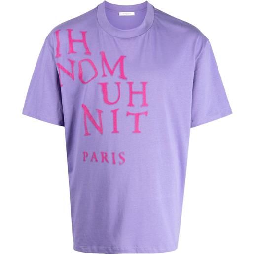 Ih Nom Uh Nit t-shirt con stampa - viola
