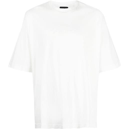 Giorgio Armani t-shirt goffrata - bianco