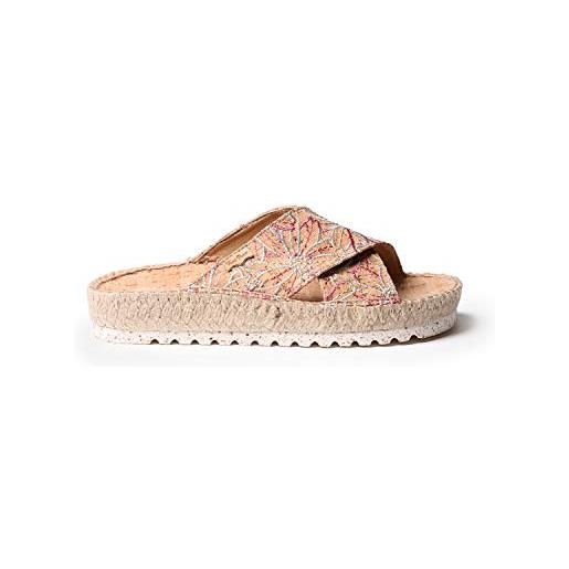 Toni Pons espadrilla da donna - bali-bi multi, 38 eu