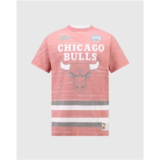 Mitchell&Ness nba jumbotron 3.0 t-shirt chicago bulls uomo