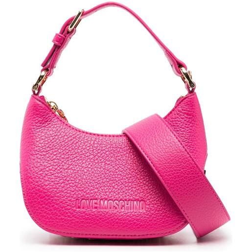 Love Moschino borsa a spalla con placca logo - rosa